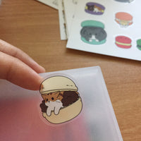 Macaron stickers 