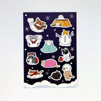 Winter story stickers